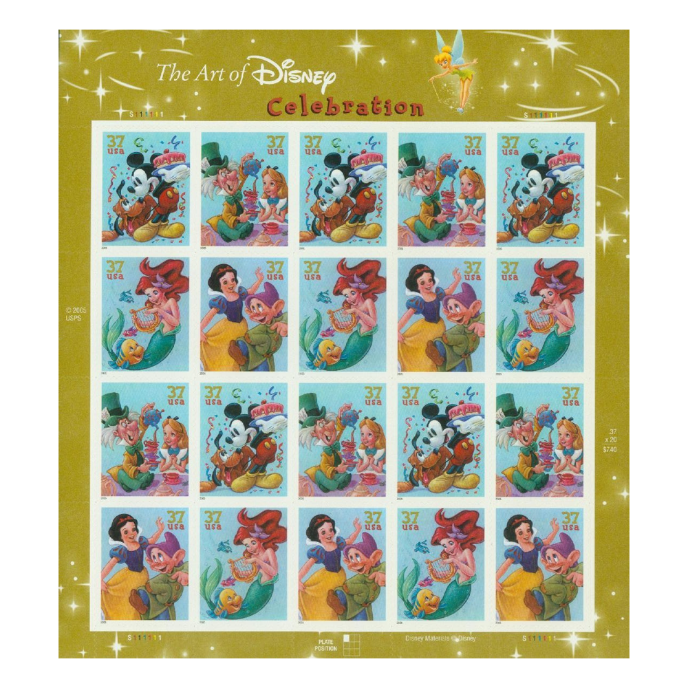 2005 Art of Disne Stamps
