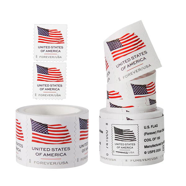 2017～2019 & 2022～2025 U.S. FLAG FOREVER STAMPS