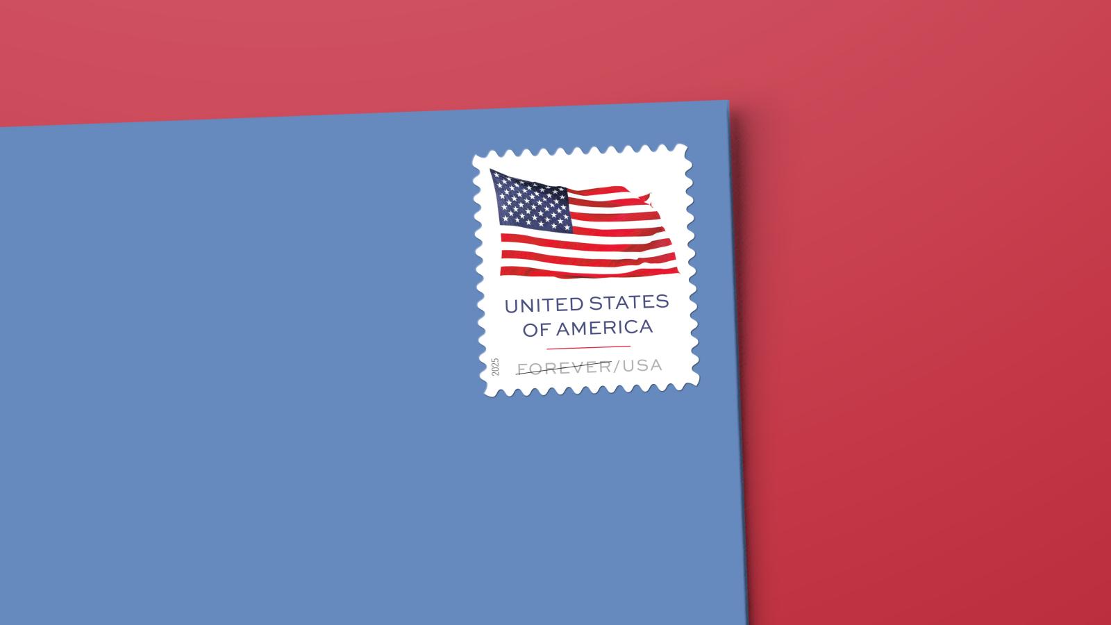 2017～2019 & 2022～2025 U.S. FLAG FOREVER STAMPS, COIL OF 100