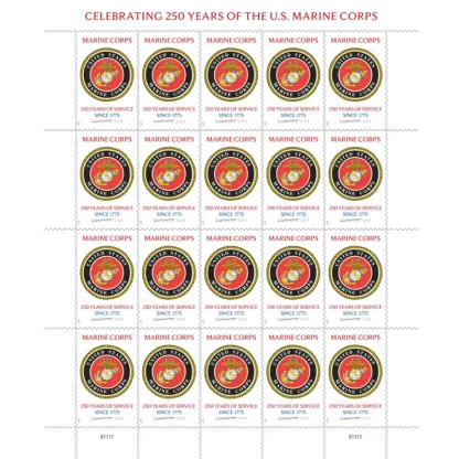 2025 U.S. Marine Corps 250th Stamps