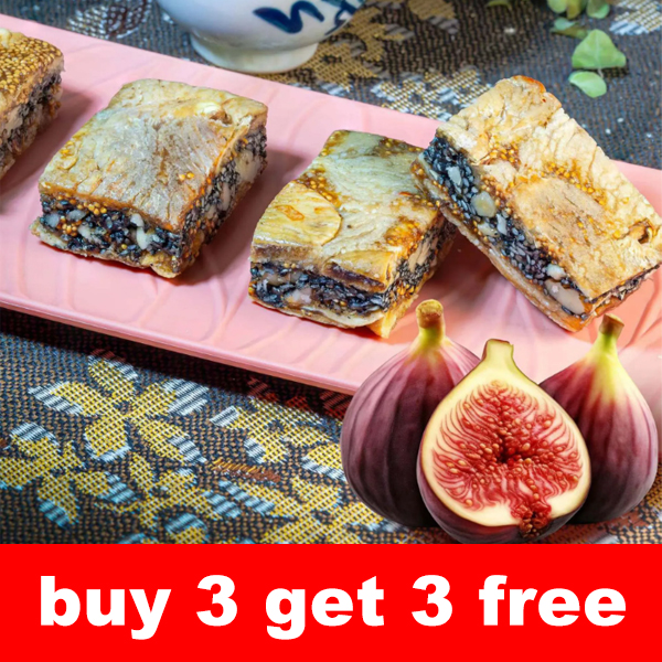  Fig, Black Sesame and Walnut Sandwich Pie