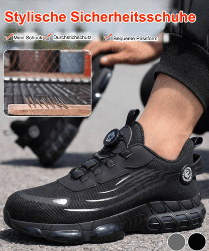 Abriebfeste und durchtrittsichere Sicherheitsschuhe