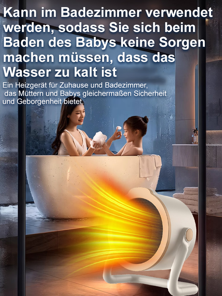 Sofort heizender Tischheizlüfter