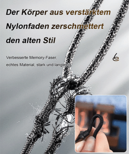 Transparentes Licht-emittierendes superschnelles Lade 3-in-1 Datenkabel