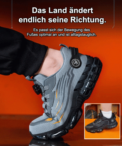 Abriebfeste und durchtrittsichere Sicherheitsschuhe