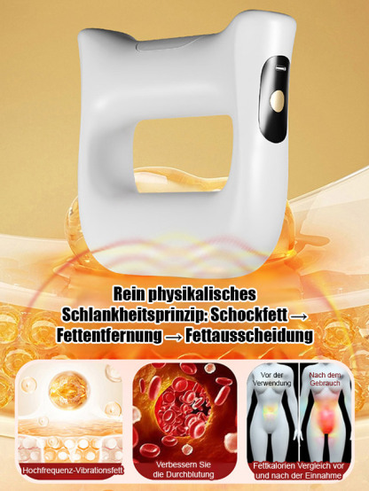 【Ohne Sport schnell Fett verbrennen】Massageroller mit Vibration zur Faszien-Straffung