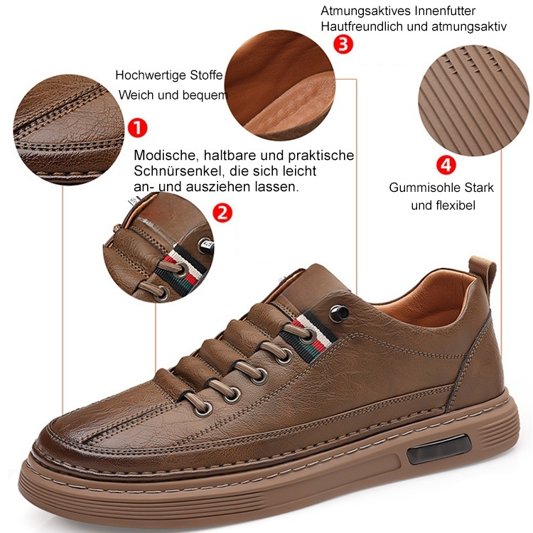 Dekompression Herren Lederschuhe