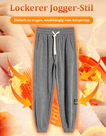  Winterliche Plüsch-Cordhose mit frei wählbarer Dicke