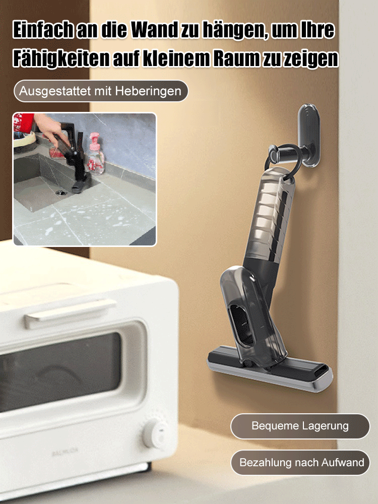 Wasser integriert, kein Waschmopp