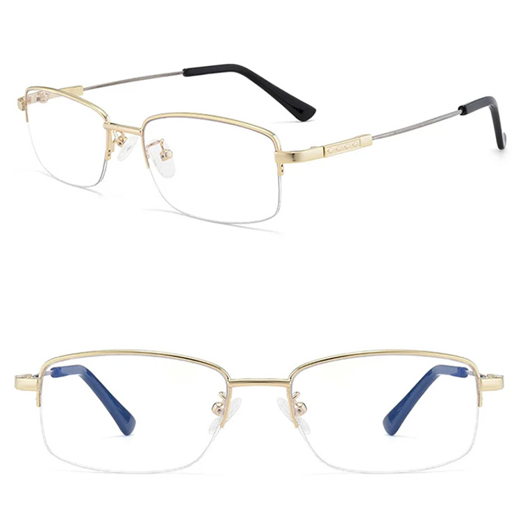 Lesebrille mit Titanfassung und Bifokalgläsern