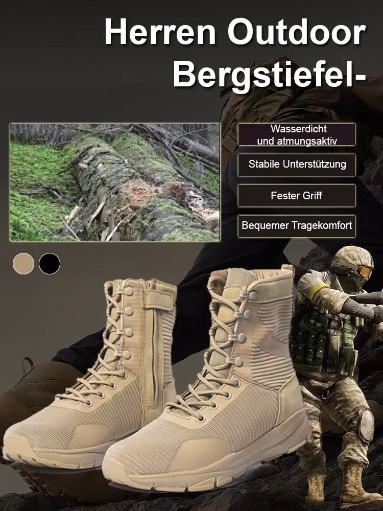【Ultraleicht/Langlebig/Atmungsaktiv】Outdoor-Wanderstiefel für Herren