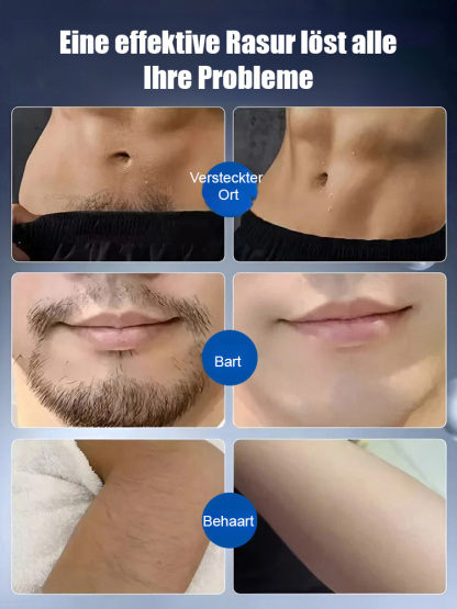 Neue tragbare, vollständig waschbare Elektrorasierer für den ganzen Körper
