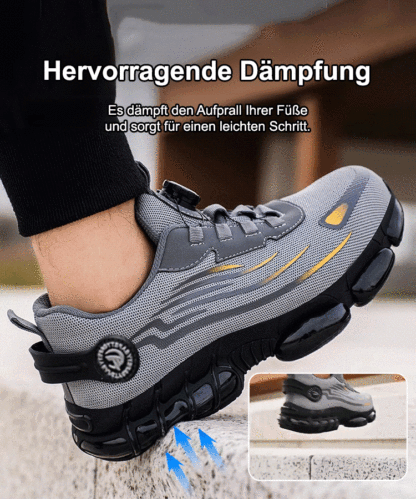 Abriebfeste und durchtrittsichere Sicherheitsschuhe