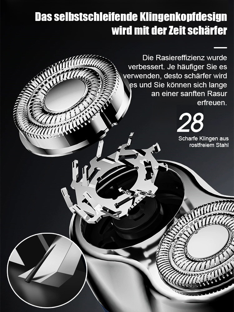 Neue tragbare, vollständig waschbare Elektrorasierer für den ganzen Körper