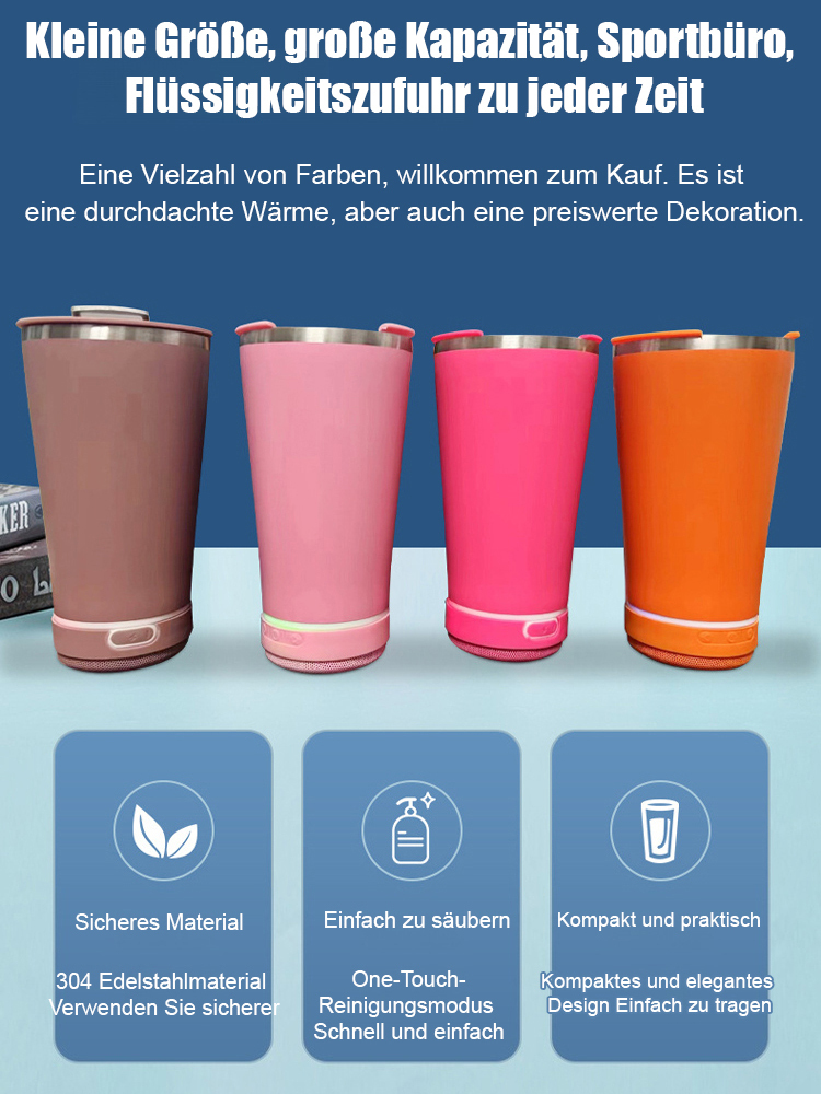 Bluetooth Audio Bierkrug mit Flaschenöffner