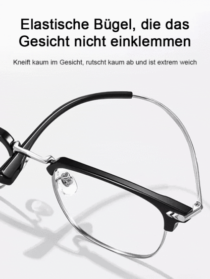 Automatische Zoom-Brauenhalter Blaulichtfilter Lesebrille