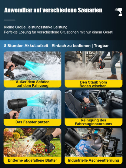 【Deutsche Qualität】Leistungsstarker Schneesturmgebläse