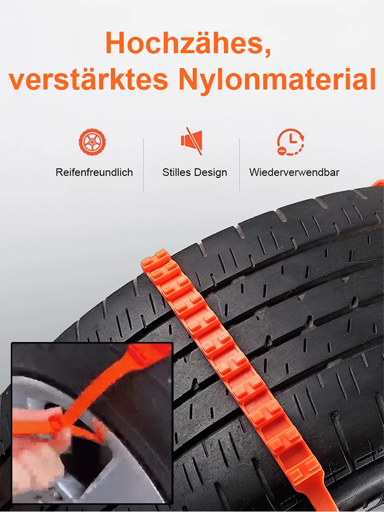 Universelle Schneeketten für Kraftfahrzeuge