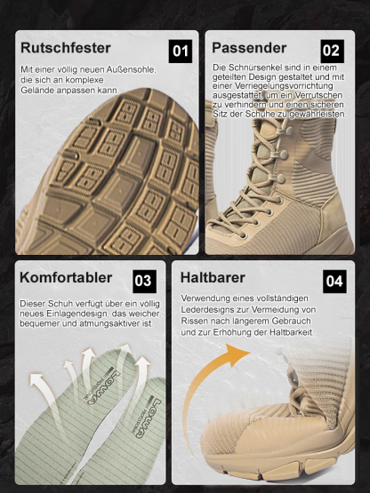 【Ultraleicht/Langlebig/Atmungsaktiv】Outdoor-Wanderstiefel für Herren