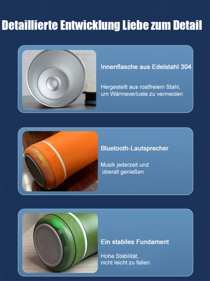 Bluetooth Audio Bierkrug mit Flaschenöffner