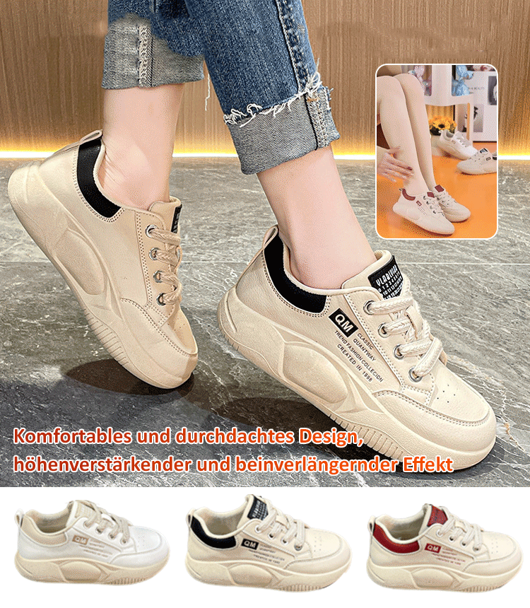 Cloud-gepolsterte Freizeitschuhe mit dicker Sohle