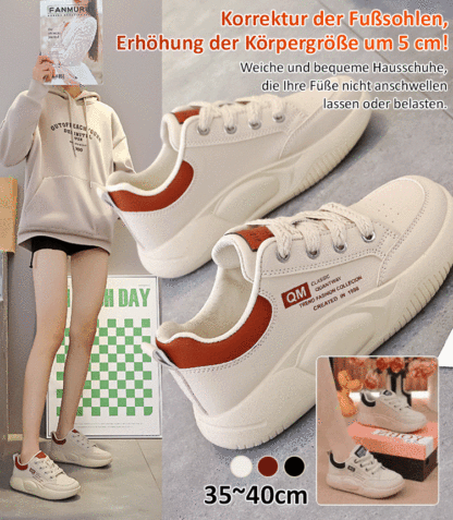 Cloud-gepolsterte Freizeitschuhe mit dicker Sohle