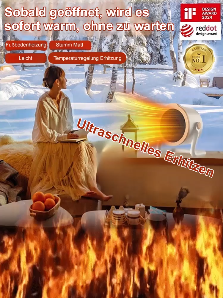 Sofort heizender Tischheizlüfter