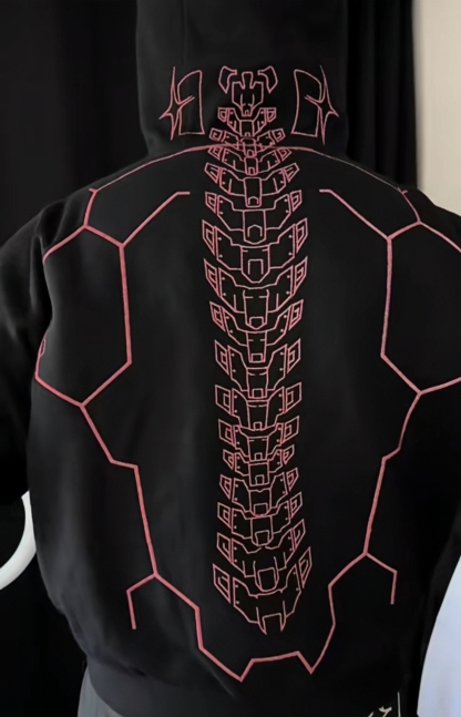 ZERO HOODIE-BLACK -(REFLECTIVE)