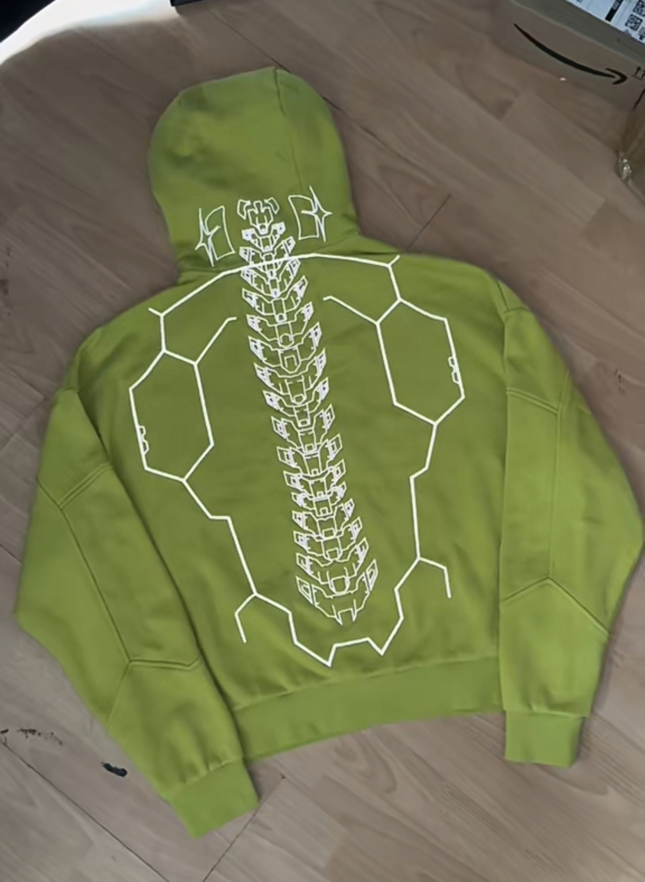 ZERO HOODIE-BLACK -(REFLECTIVE)