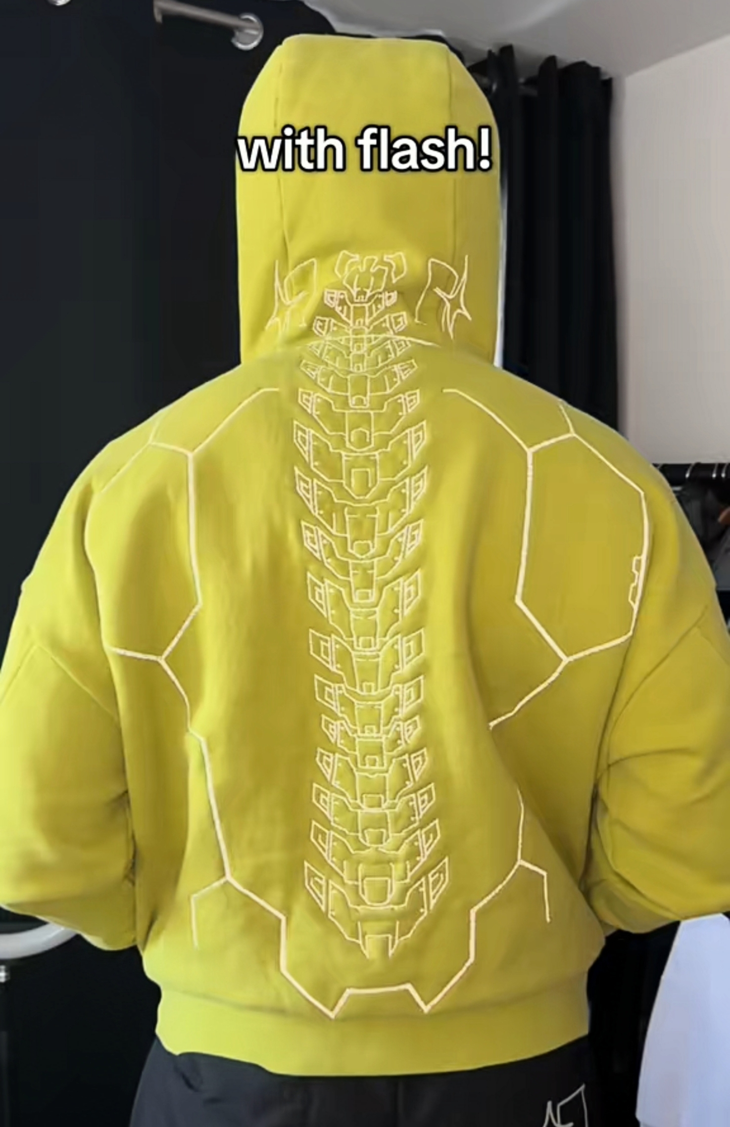 ZERO HOODIE-BLACK -(REFLECTIVE)