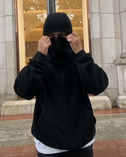 Anti-Social Hoodie（Ninja Zip Hoodie)