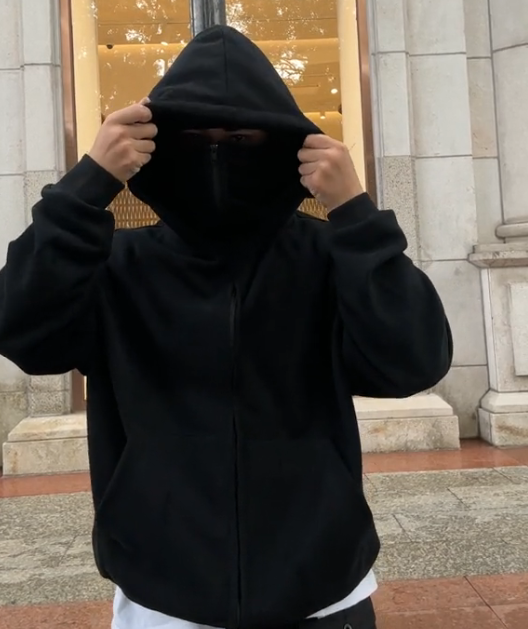 Anti-Social Hoodie（Ninja Zip Hoodie)