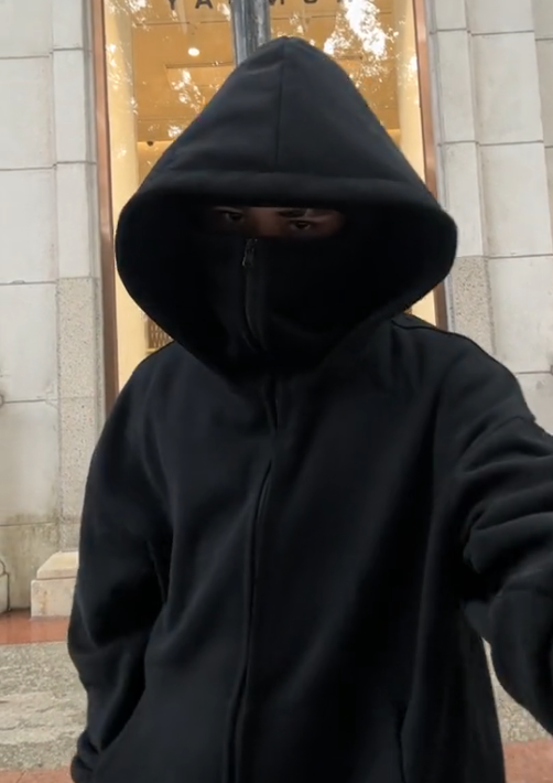 Anti-Social Hoodie（Ninja Zip Hoodie)