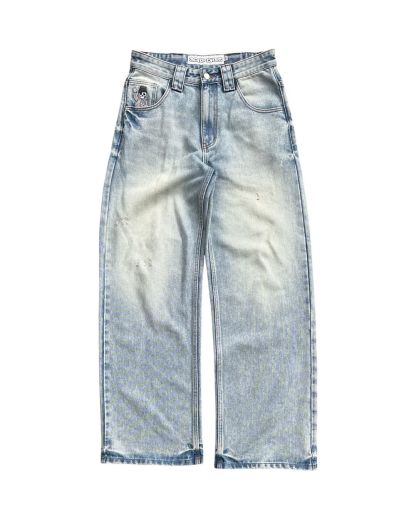 IGHT BLUE�� SLOUCH STYL JEANS