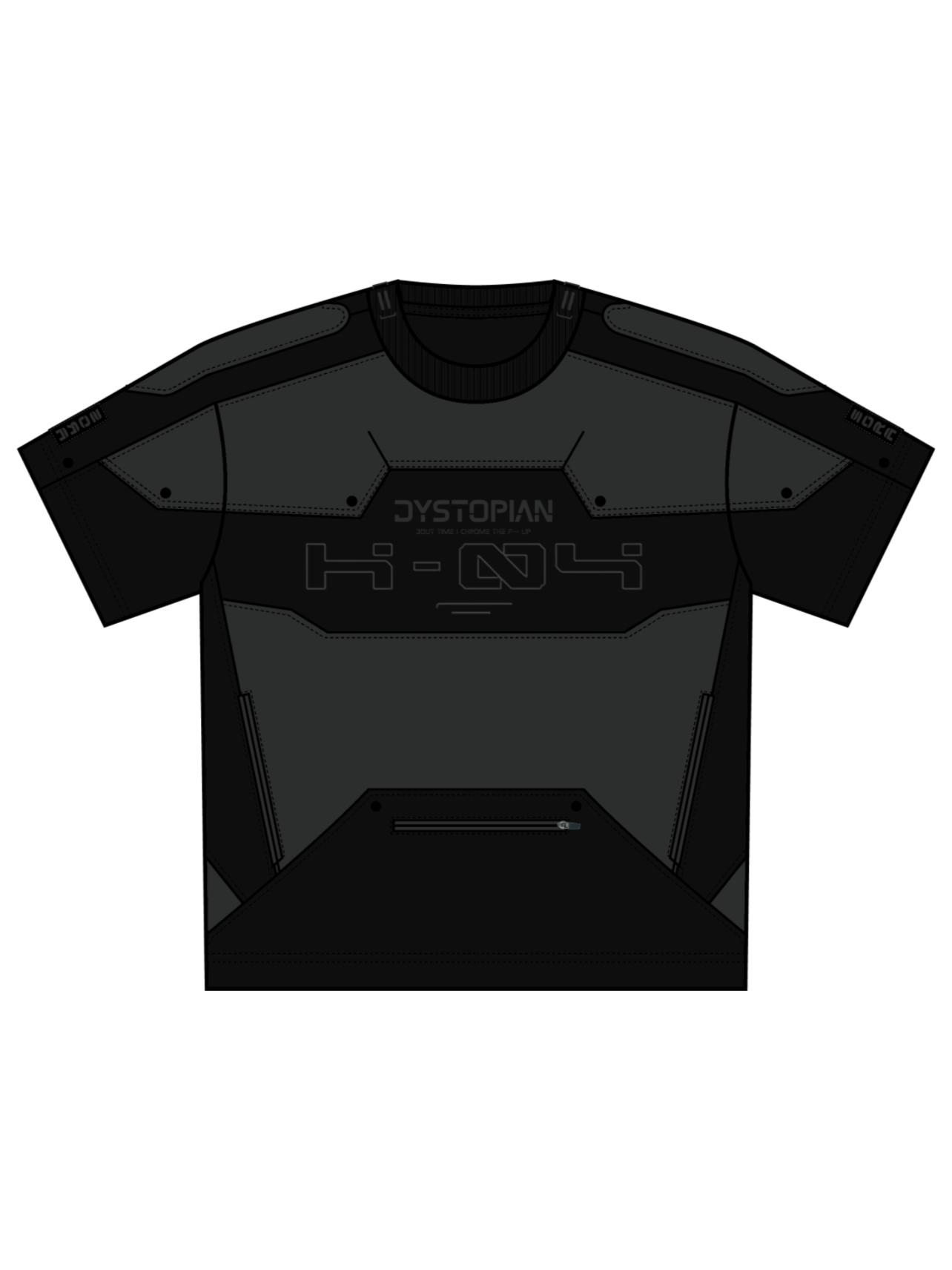 "CYBER" T-shirt Black