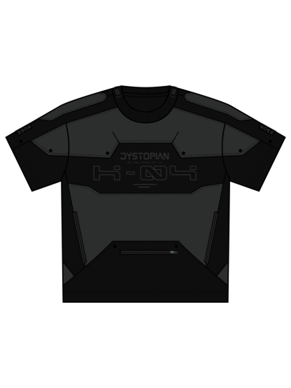 "CYBER" T-shirt Black