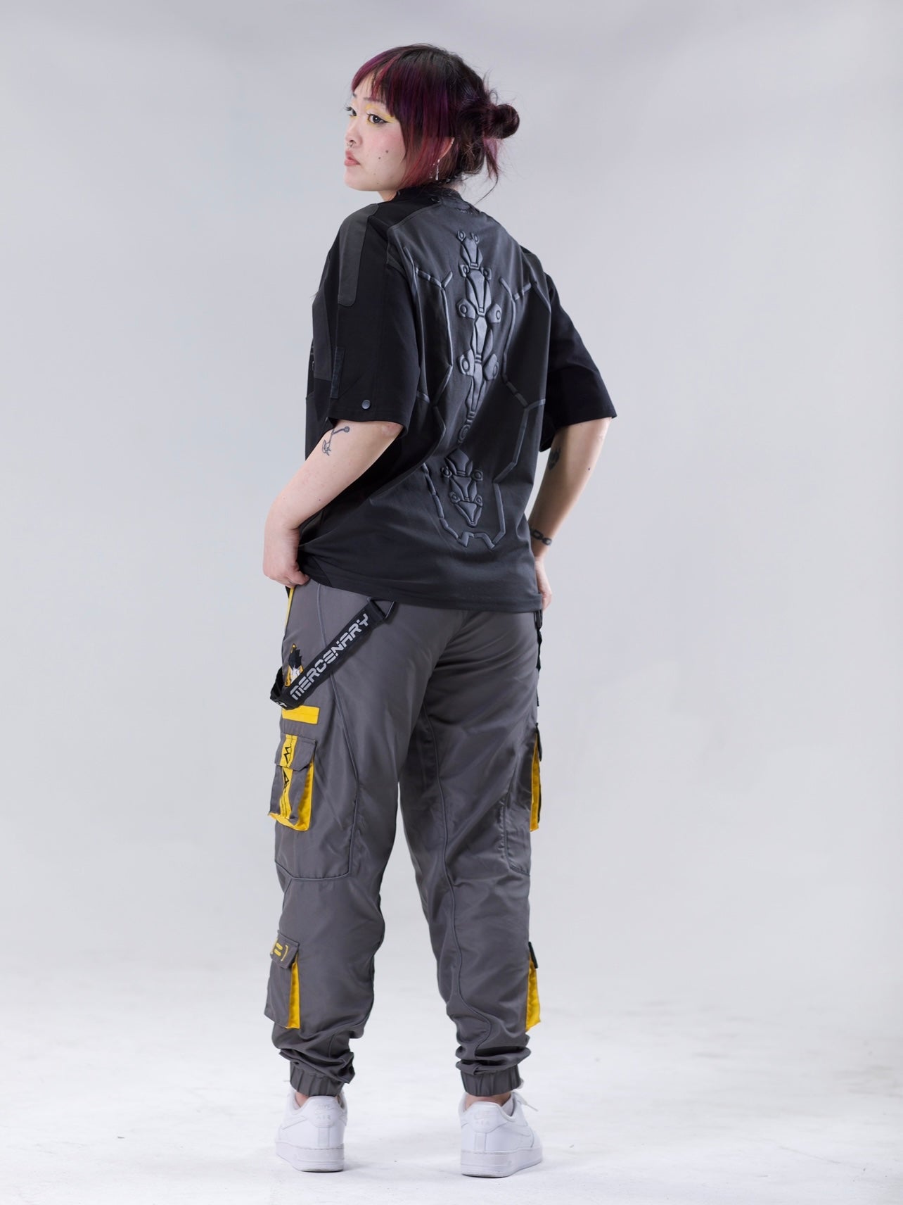 "CYBER" T-shirt Black