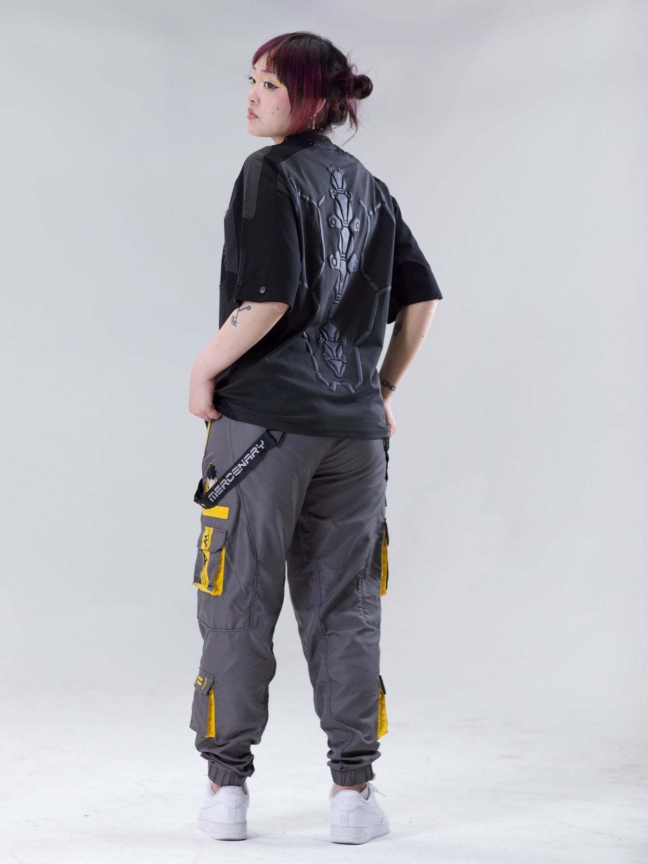 "CYBER" T-shirt Black