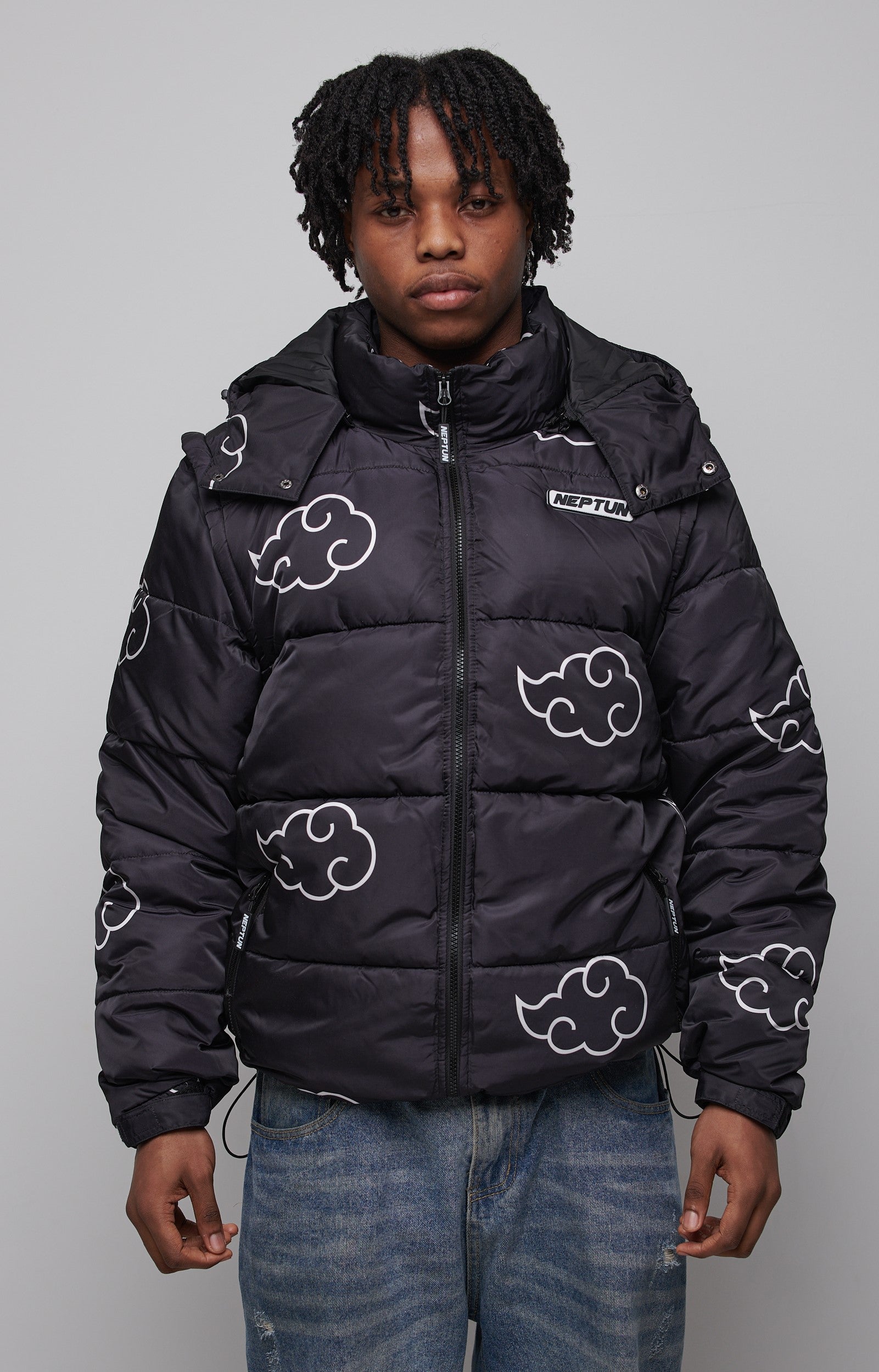 Akatsuki Puffer Jackett White