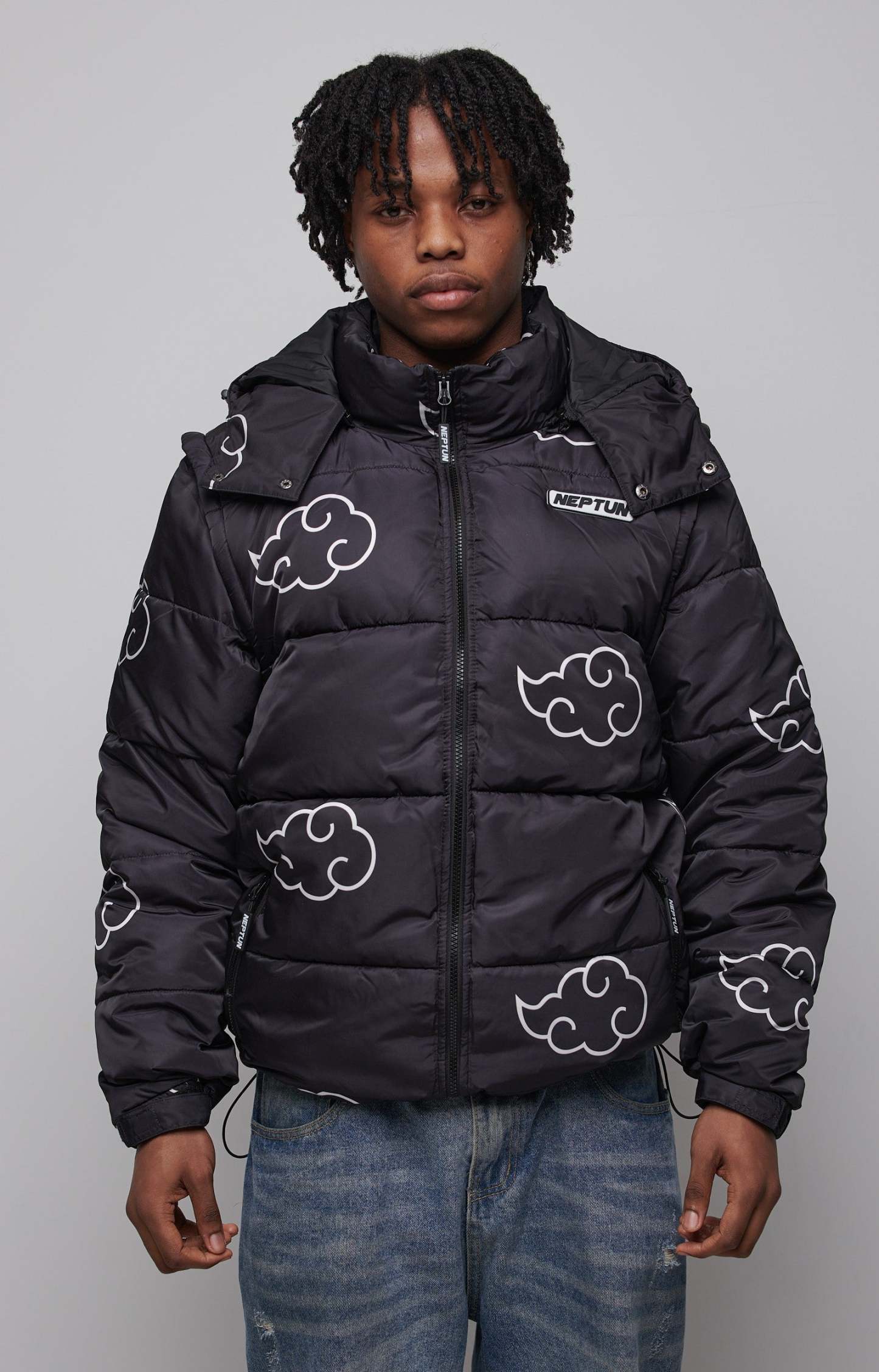 Akatsuki Puffer Jackett White