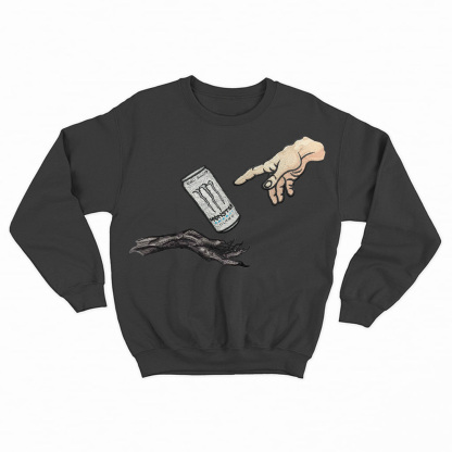 Gym | Holy Pump by White Monster Printed Sweater