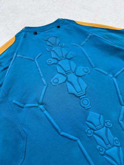 "CYBER" T-shirt Blue