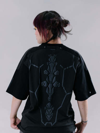 "CYBER" T-shirt Black