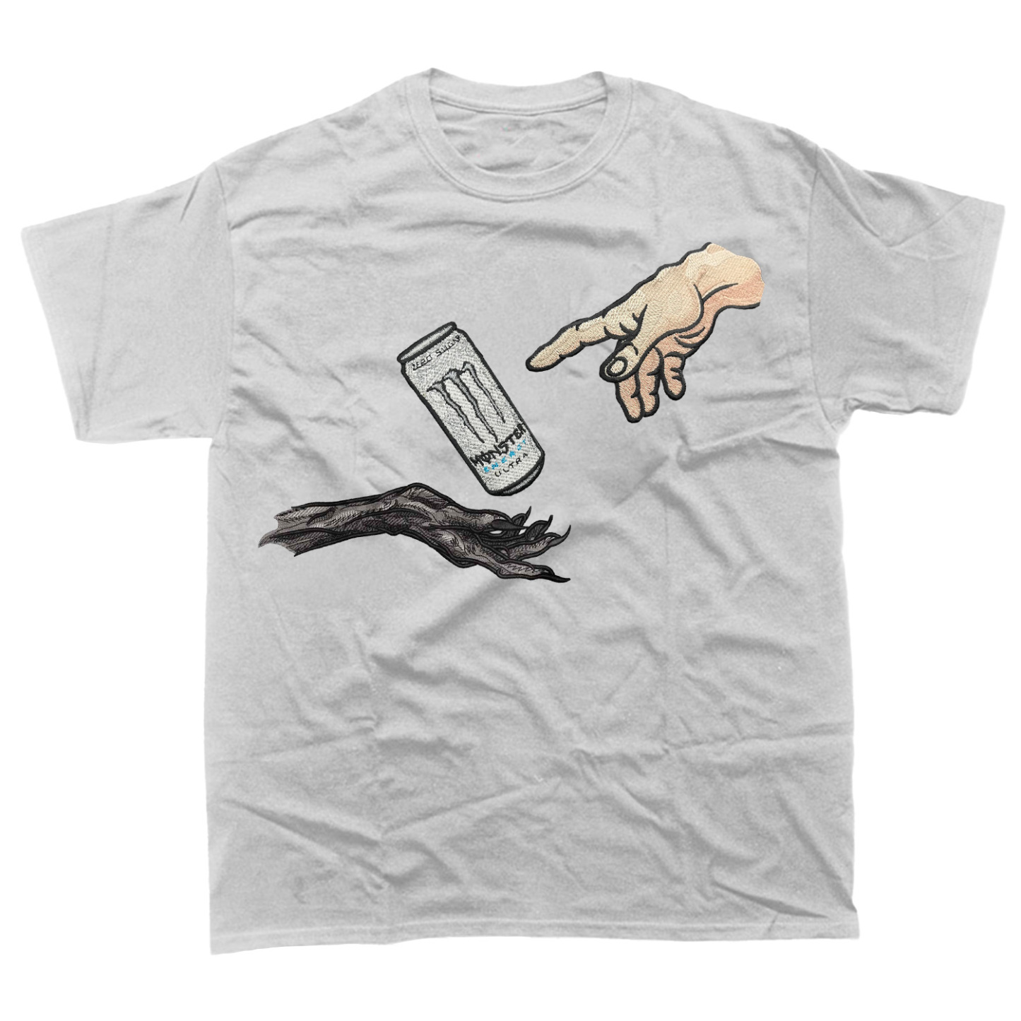 Gym | Holy Pump by White & Black Monster printed T-shirt