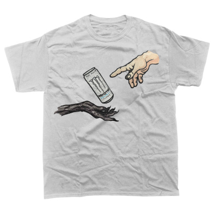 Gym | Holy Pump by White & Black Monster printed T-shirt