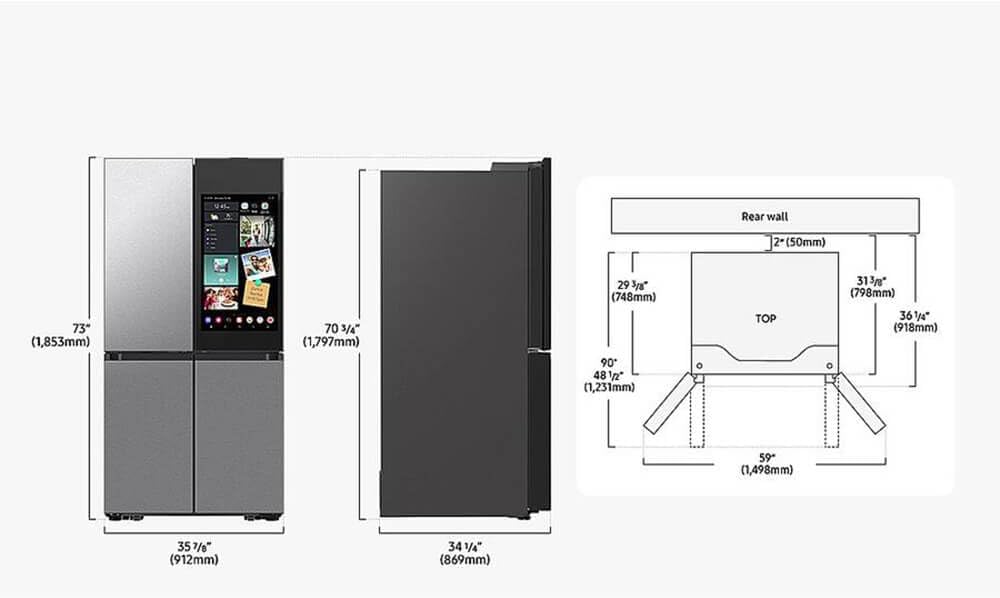 Stainless 4-Door French Door Smart Refrigerator