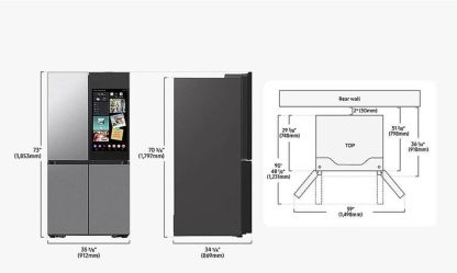 Stainless 4-Door French Door Smart Refrigerator