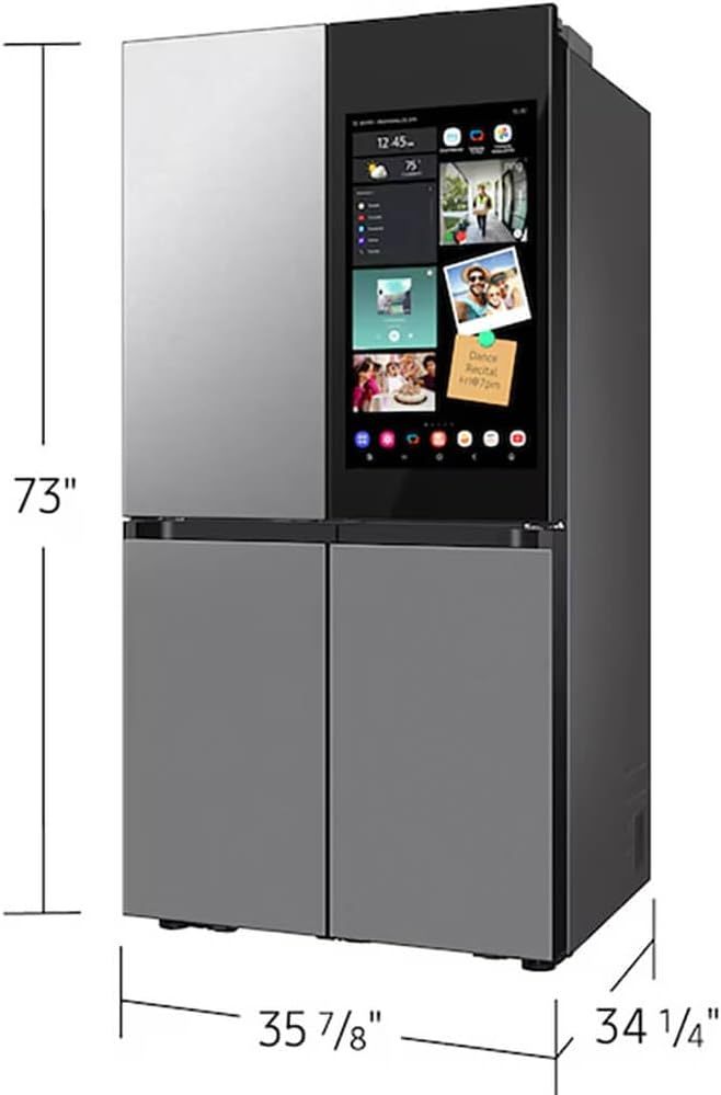 Stainless 4-Door French Door Smart Refrigerator