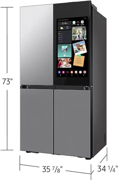 Stainless 4-Door French Door Smart Refrigerator