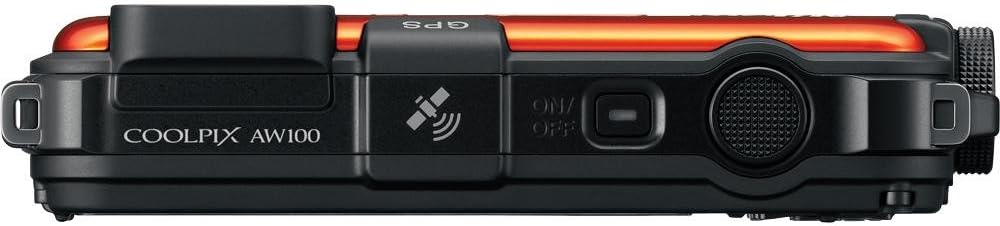 Nikthton COOLPIX AW100 16 MP CMOS Waterproof Digital Camera with GPS and Full HD 1080p Video (Black)